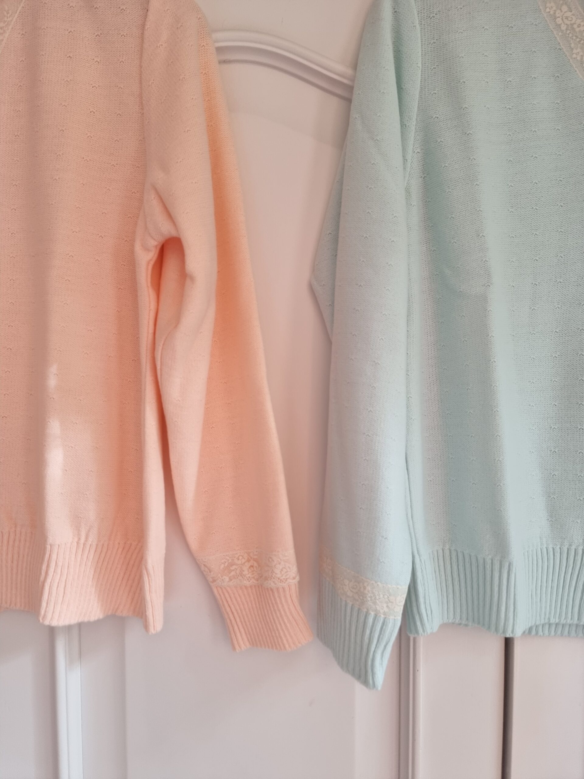 Mañanita Rita verde agua/salmón - Imagen 7