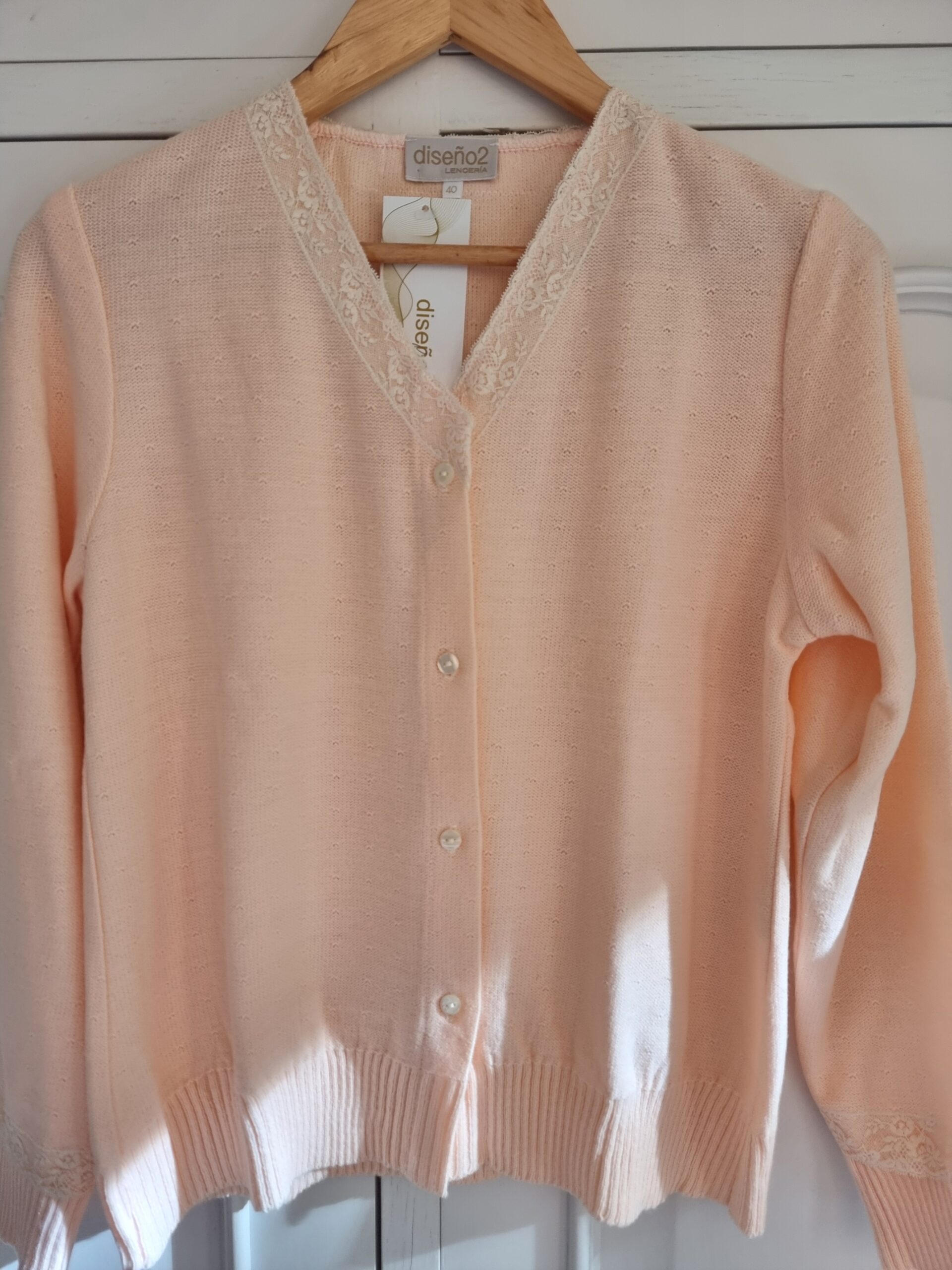 Mañanita Rita verde agua/salmón - Imagen 6