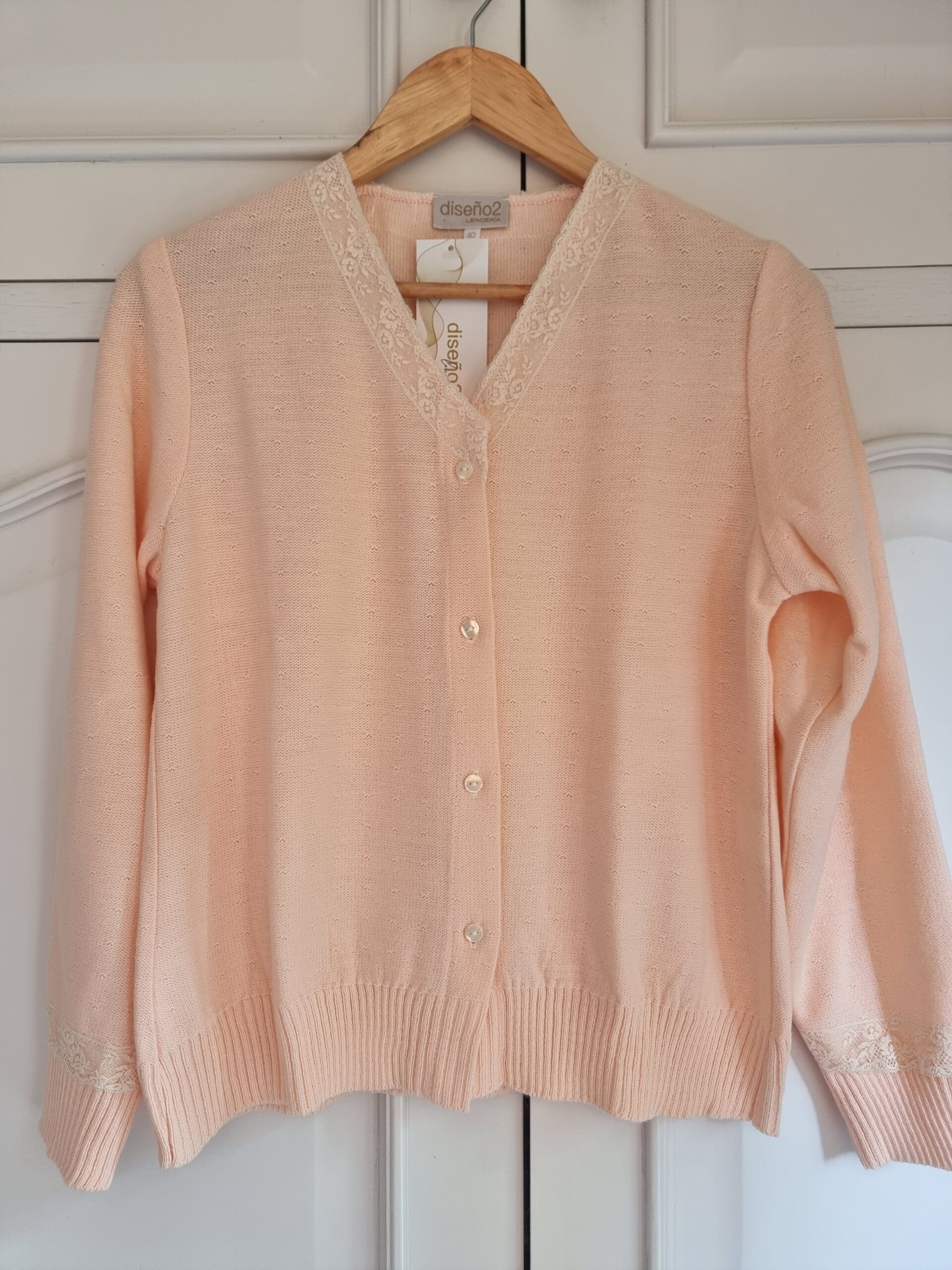 Mañanita Rita verde agua/salmón - Imagen 5