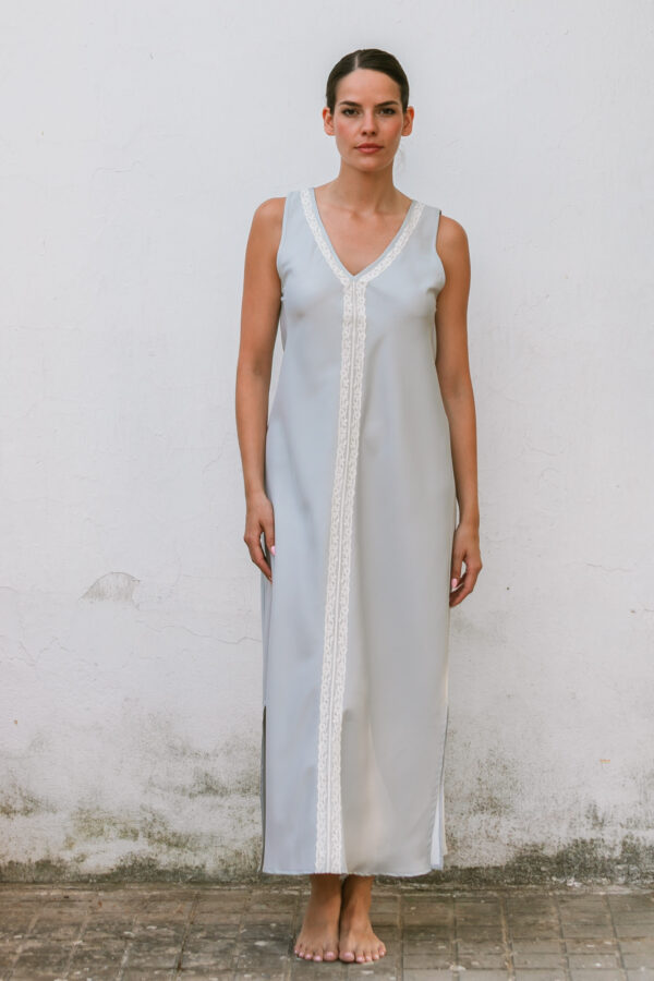 Camisón Amaya gris perla - Imagen 6