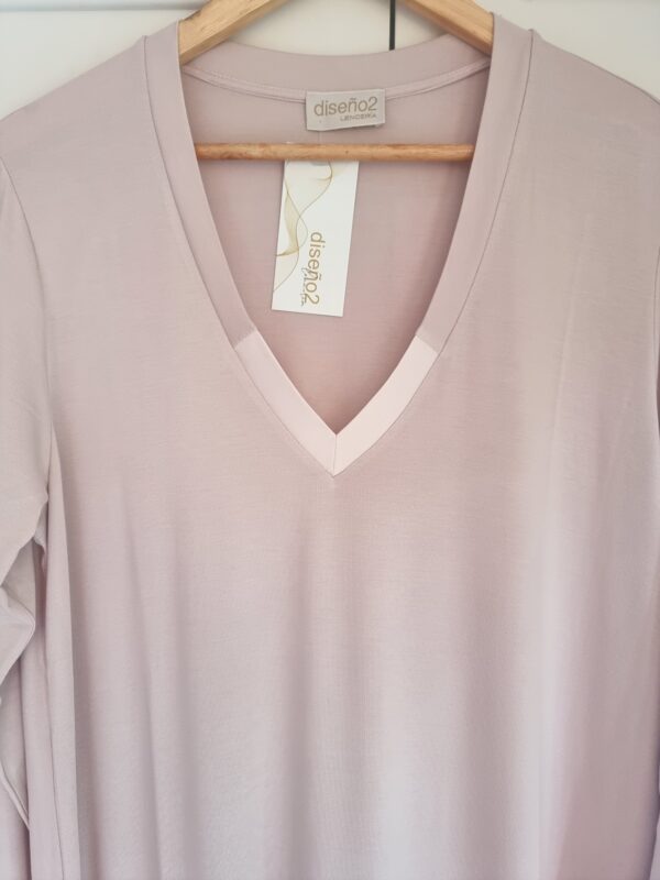 Camisola modal con raso - Imagen 2