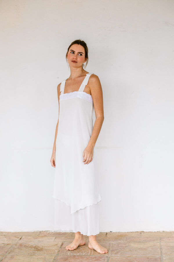 Camisón Sofía blanco