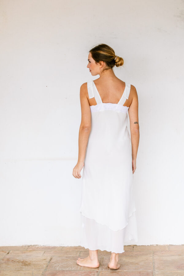Camisón Sofía blanco - Imagen 4