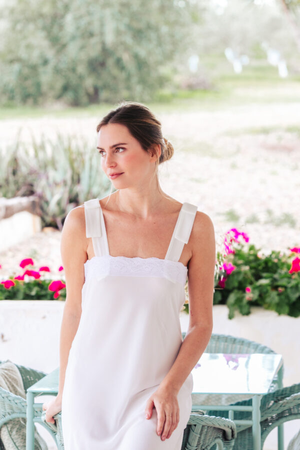 Camisón Sofía blanco - Imagen 3