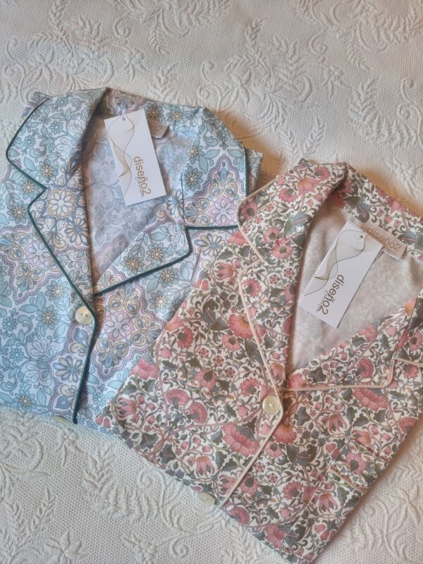 PIJAMA EVROS ESTAMPADO ALGODON - Imagen 2