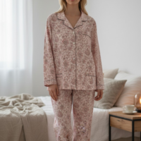 PIJAMA EVROS VIYELA ESTAMPADA