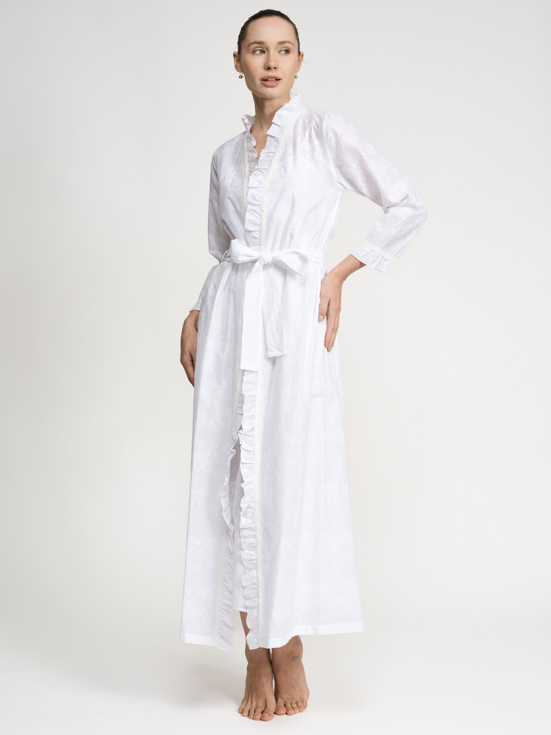 Bata Flor algodón PROXIMAMENTE